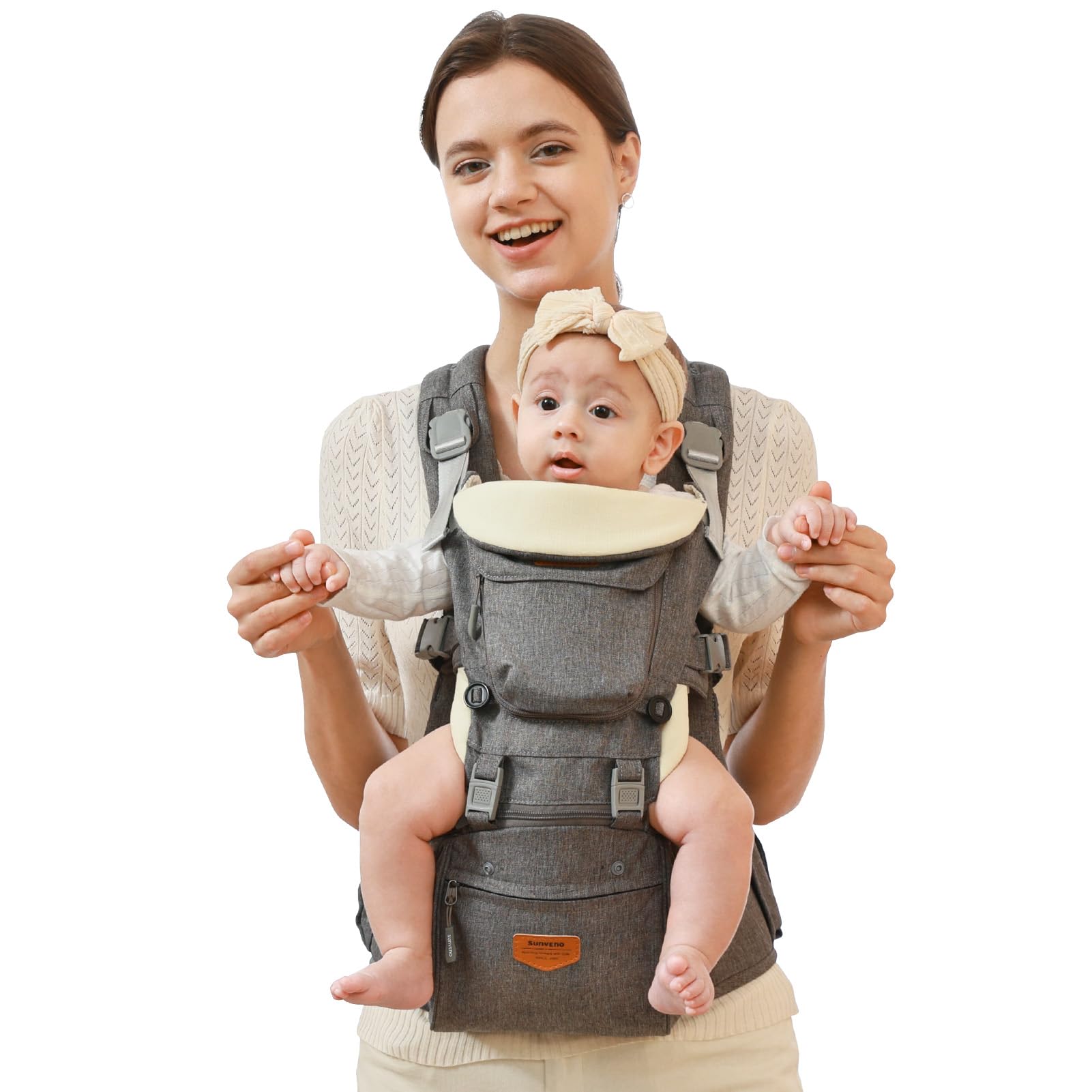 Amazon.co.jp: Sunveno 抱っこ紐 ヒップシート 抱っこひも おんぶ紐